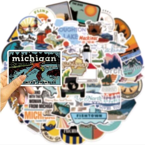Assorted Michigan State Stickers - Picture 2 of 7